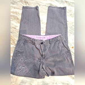 Dockers Women’s Gray Chino Pants Size 10M Straight Leg Stretch Classic Fit